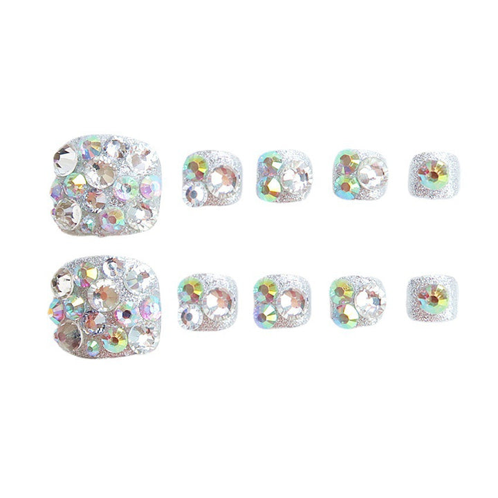 Sparkling Rhinestone-Embellished Sandals Kalsten