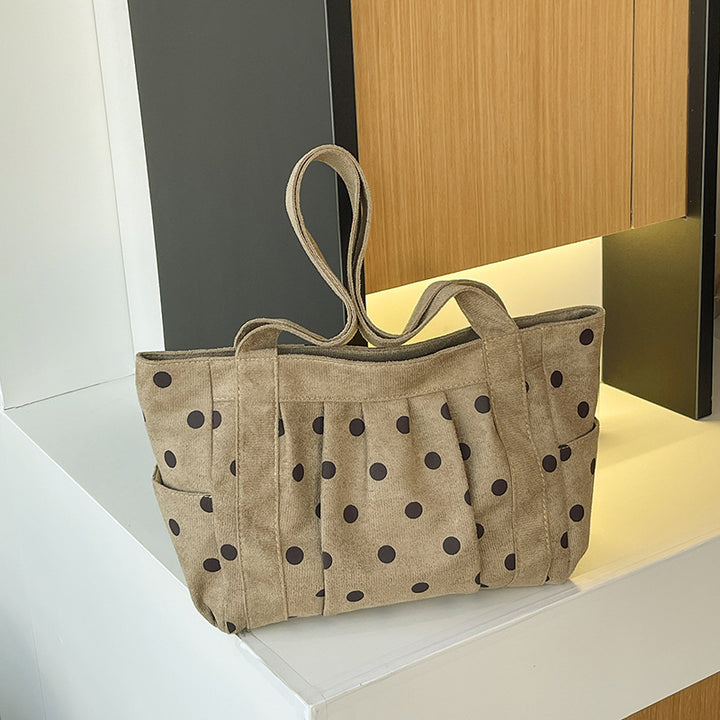 Casual Multi-Pocket Tote Bag