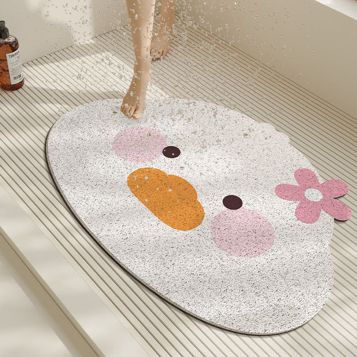Fun Frog-Themed Bath Mat