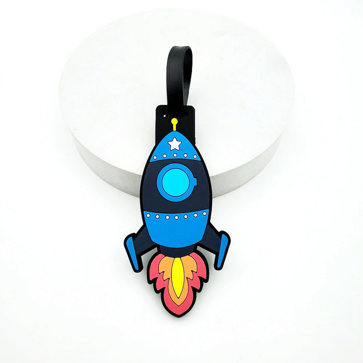 Rocket-Shaped Luggage Identifier Kalsten