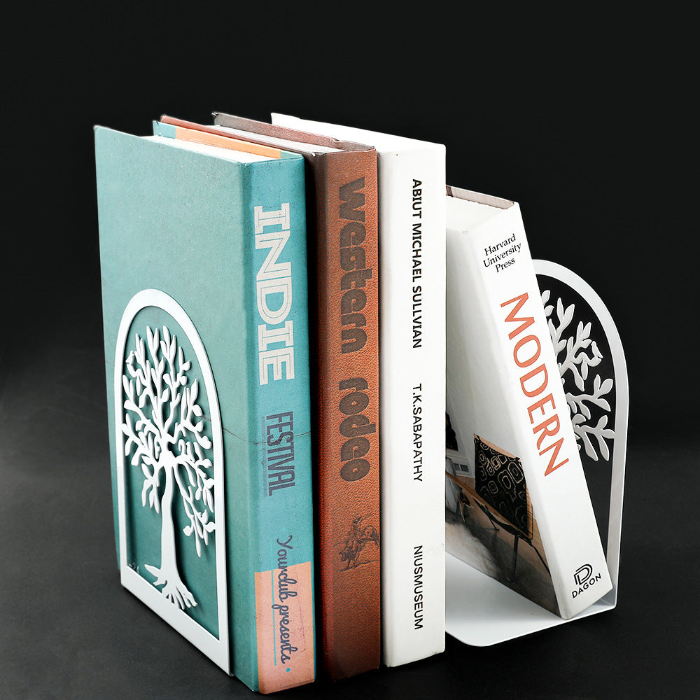 Artistic Tree-Inspired Bookends