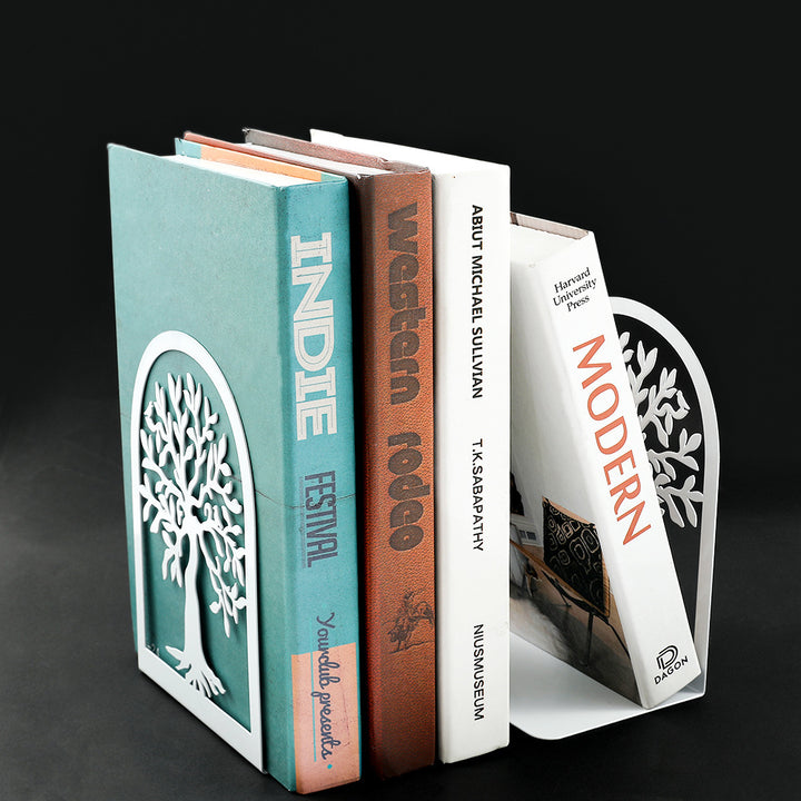Artistic Tree-Inspired Bookends