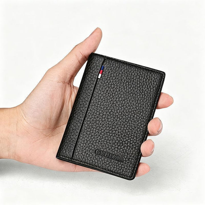 Premium Textured Leather Card Holder