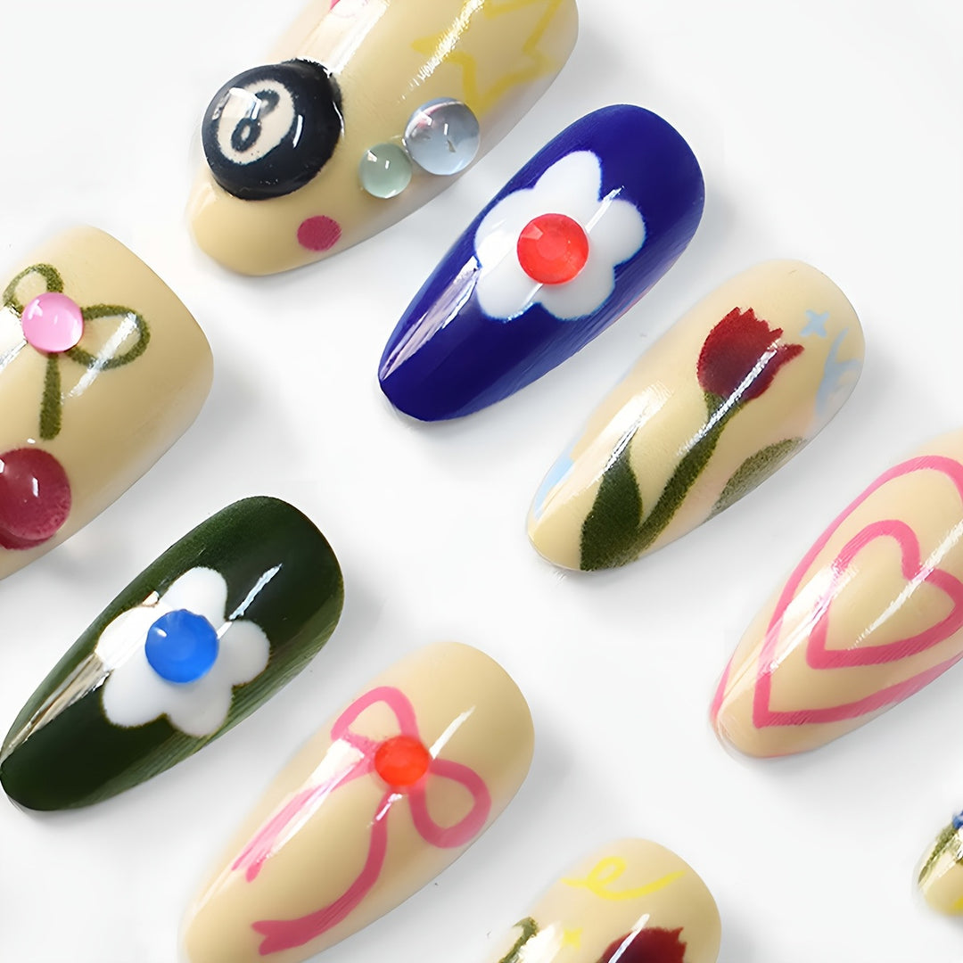 Artistic Gel Nail Art Design Kalsten