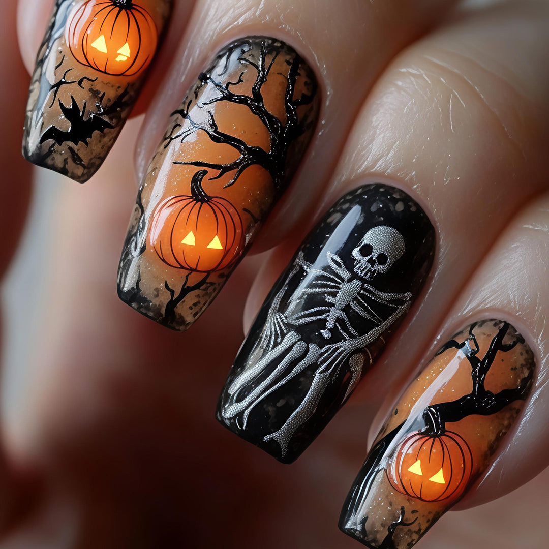 Artificial nails with Halloween design Kalsten