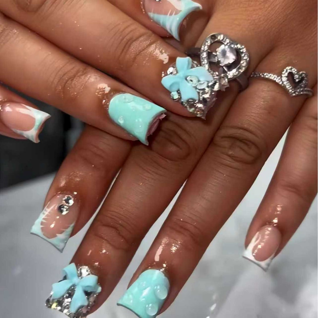 Decorative 3D Press-On Nail Extensions Kalsten
