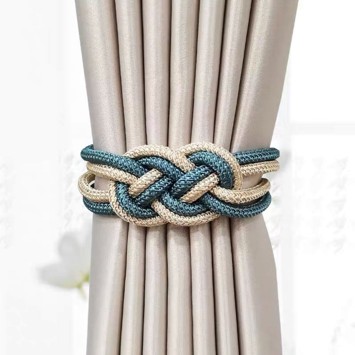 Decorative curtain tieback with braided design Kalsten