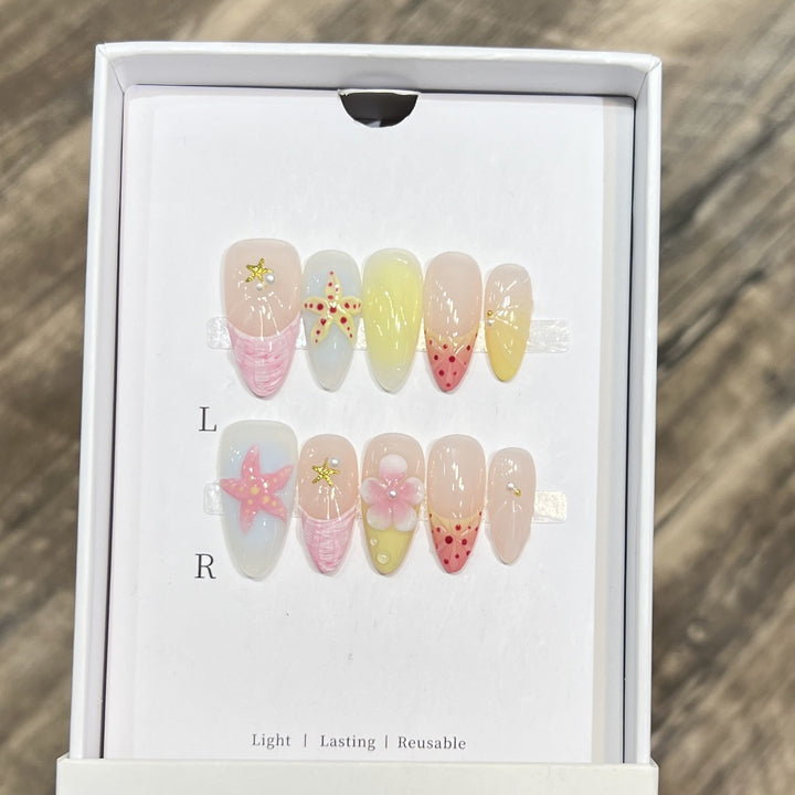 Reusable Press-On Nail Set Kalsten