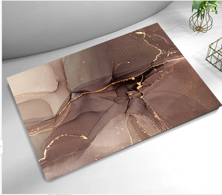 Luxurious Abstract Design Bath Mat Kalsten