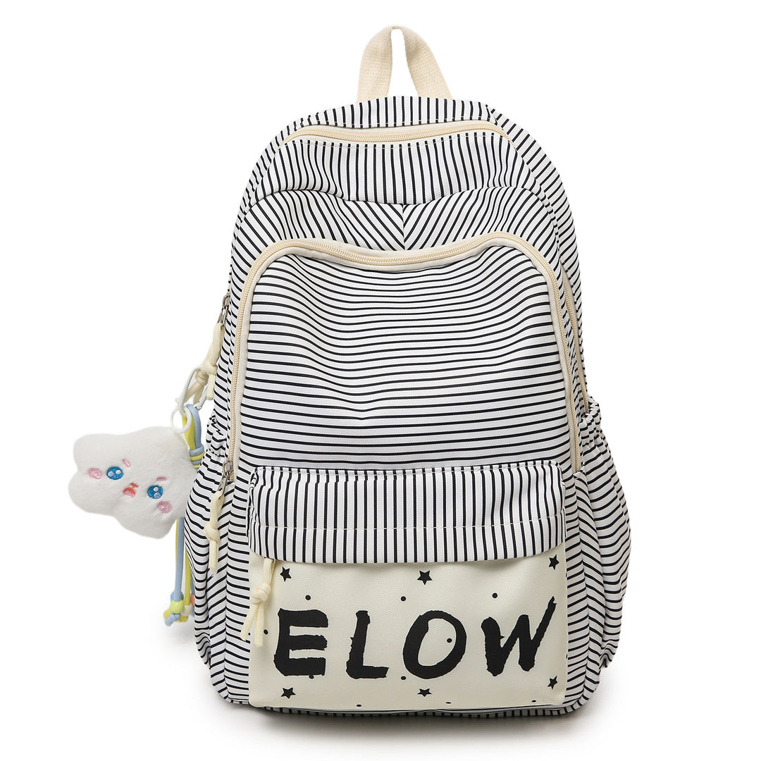 Playful Striped Backpack