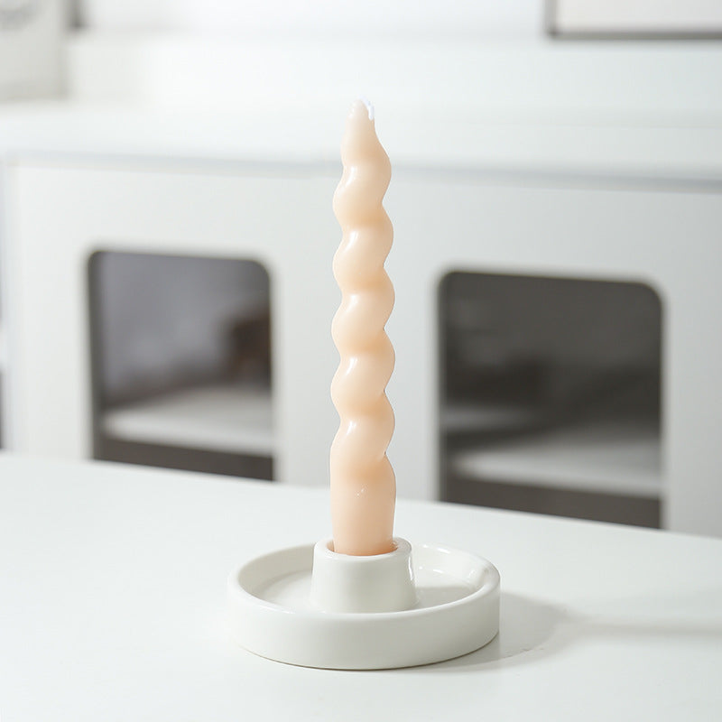 Minimalist Ceramic Candle Holder Kalsten