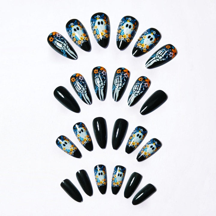 Art Nails in Creative Skull Design Kalsten