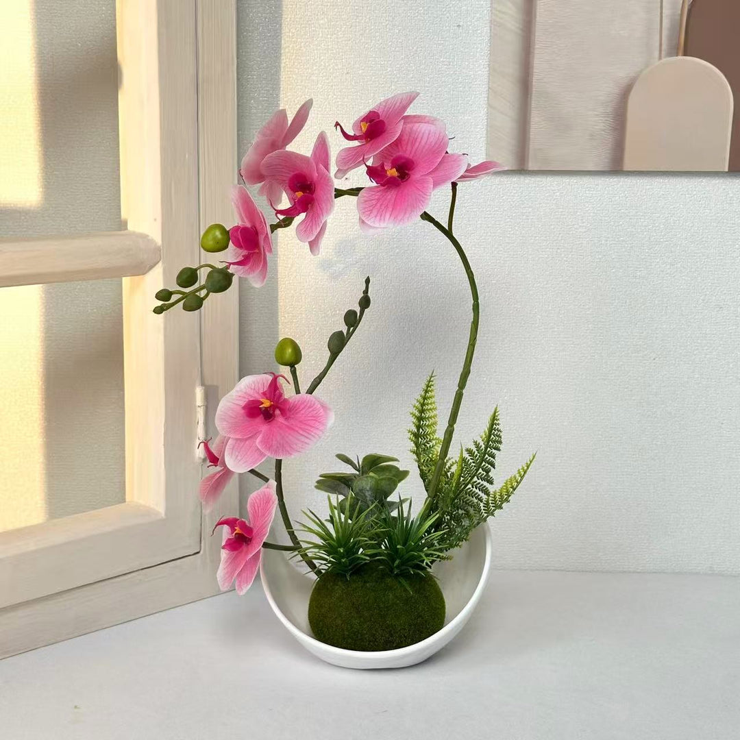 Elegant Artificial Orchid Floral Display