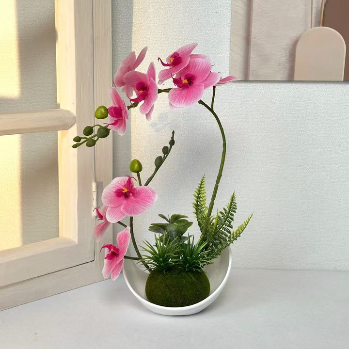 Elegant Artificial Orchid Floral Display