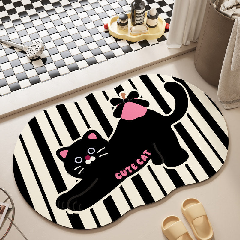 Decorative Bath Mat Kalsten