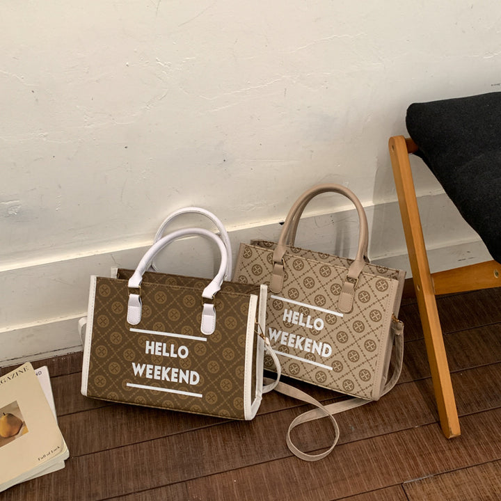 WoStylish Canvas Weekend Tote Bag Kalsten