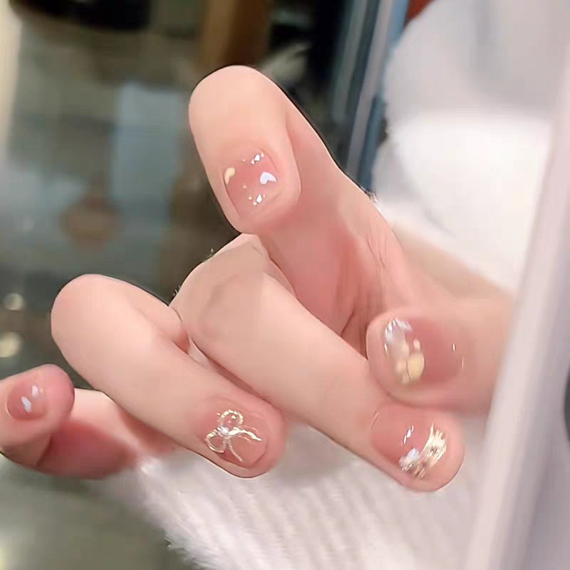 Artistic Floral Press-On Nail Set Kalsten