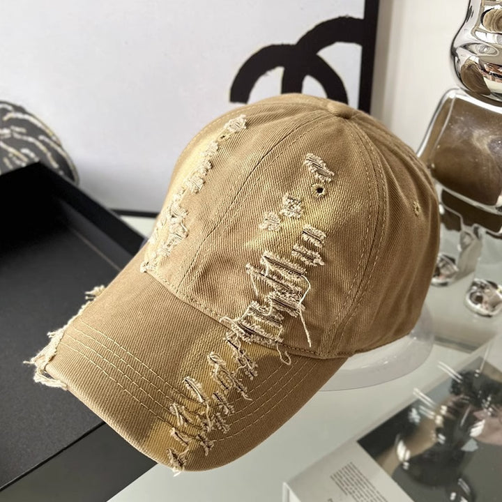 Women's Distressed Vintage-Inspired Baseball Cap Kalsten