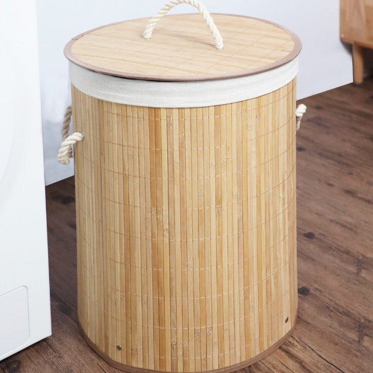 Storage basket with natural bamboo design Kalsten