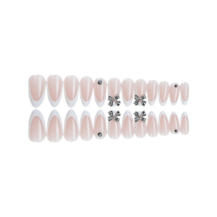 Acrylic nail set with elegant decorative embellishments Kalsten
