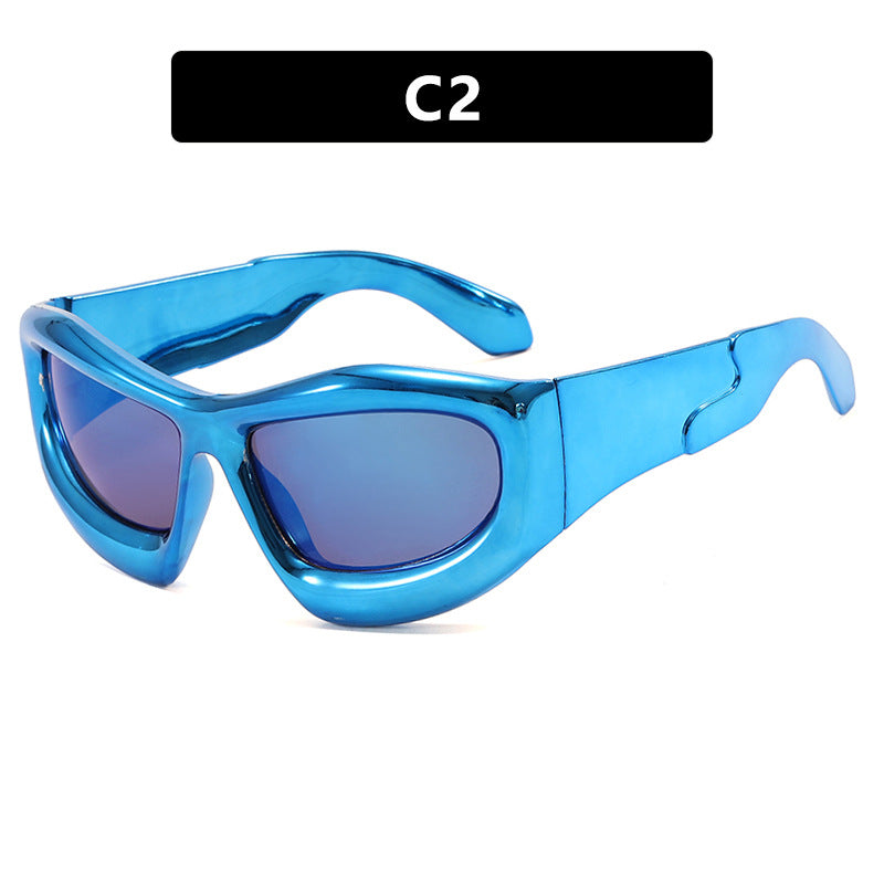Women's sporty sunglasses with protective UV filter and thick frame Kalsten