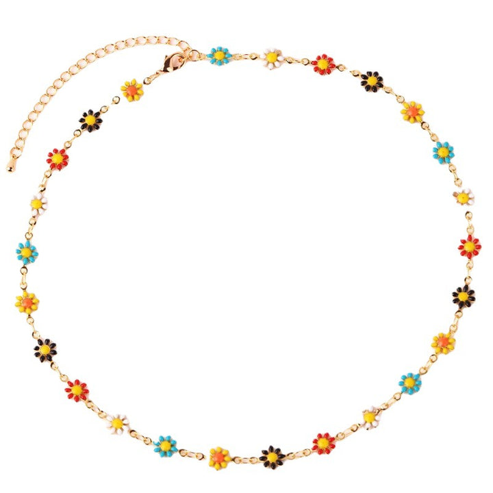 Floral Daisy Chain Necklace Kalsten