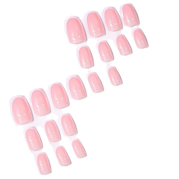 Elegant French Tip Press-On Nail Set Kalsten