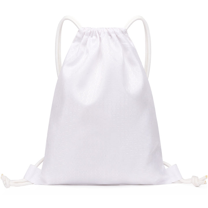 Honeycomb Texture Drawstring Backpack Kalsten
