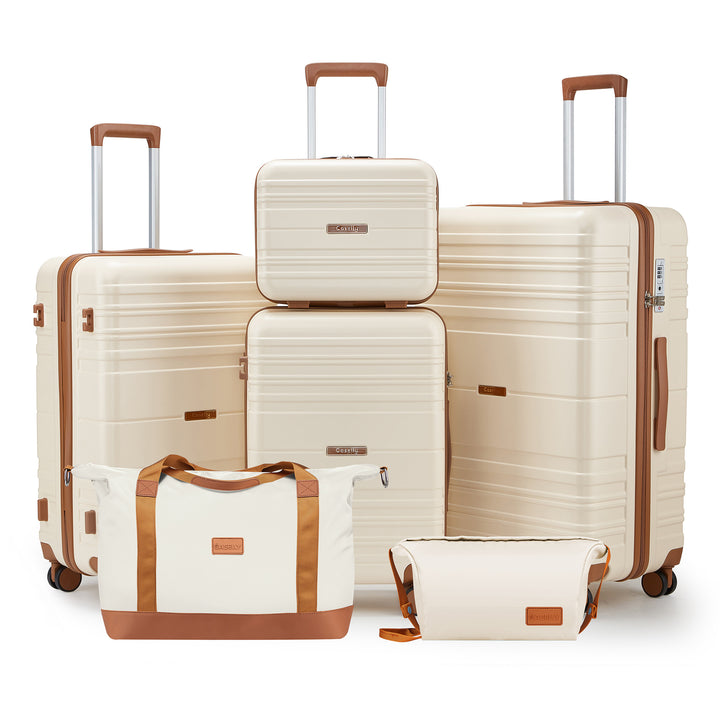 Unisex Versatile Expandable Hard Shell Travel Luggage Set Kalsten