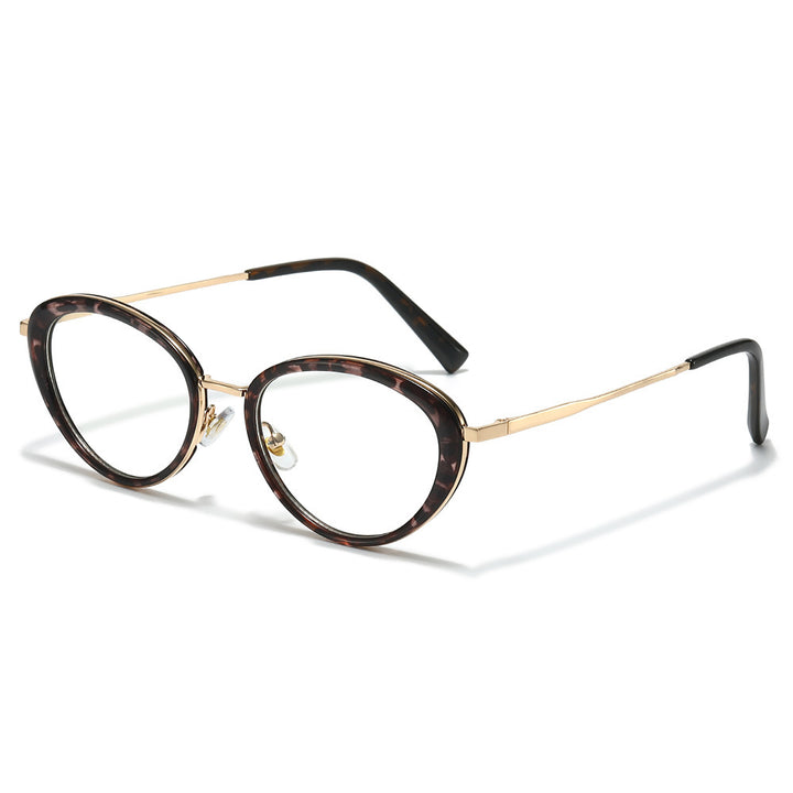 Retro-Inspired Cat-Eye Sunglasses with Tortoise Shell Accents Kalsten
