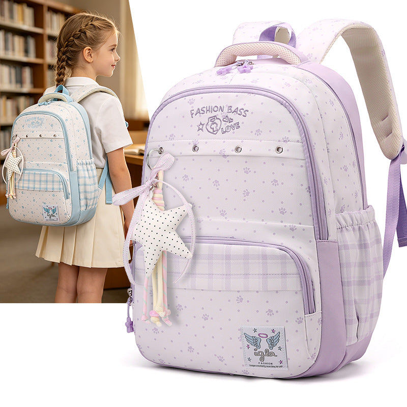 Decorative Floral Print Backpack Kalsten