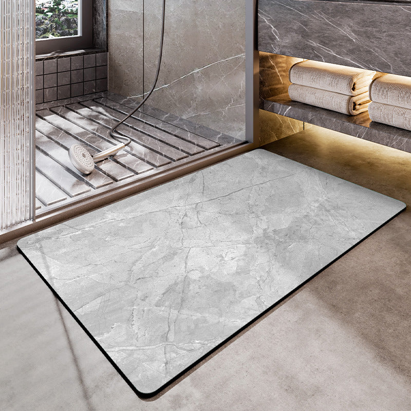Unisex Marble Pattern Bath Mat Kalsten