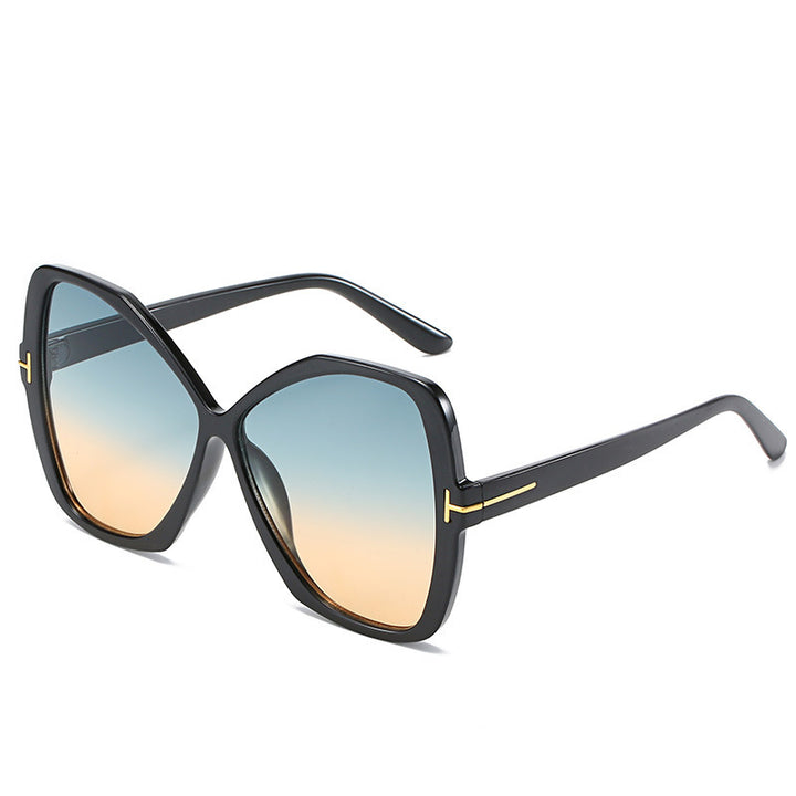 Fashionably Oversized Geometric Sunglasses Kalsten