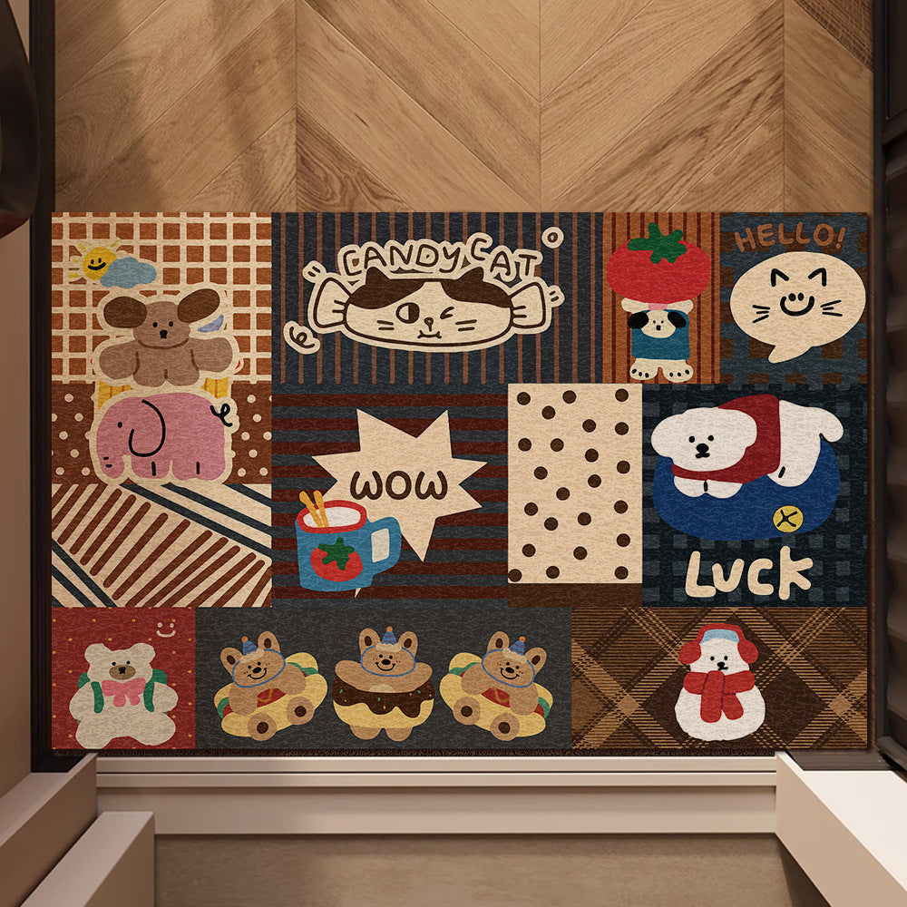 Playful Animal-Themed Entry Mat
