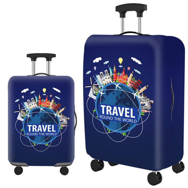 Ladies hard-shell suitcase with playful dog motif Kalsten