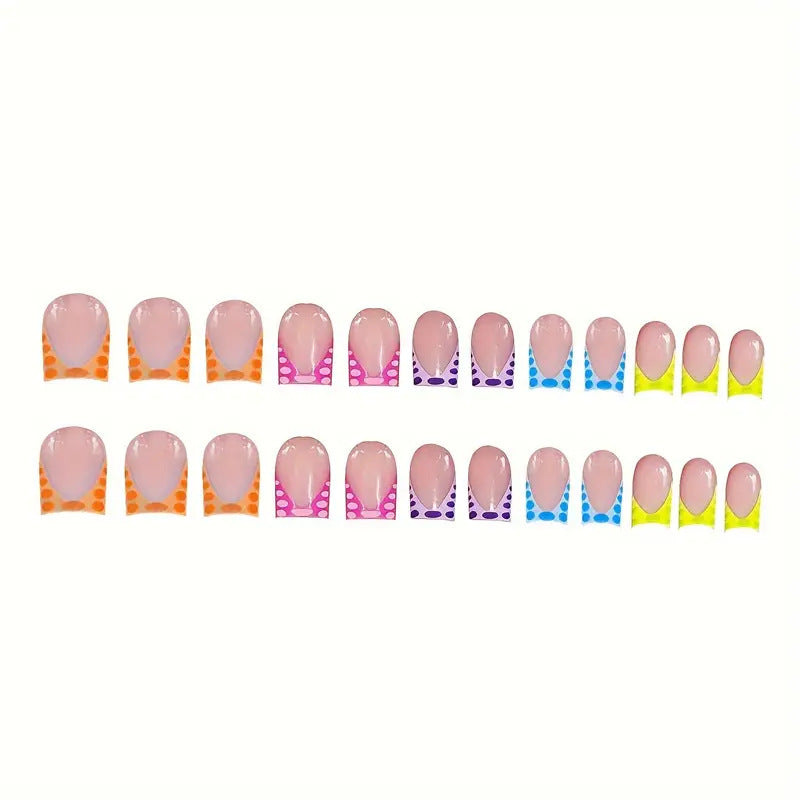 Trendy Decorative Press-On Nail Art Kalsten