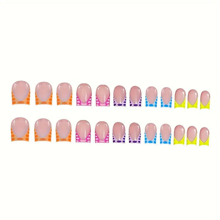 Trendy Decorative Press-On Nail Art Kalsten