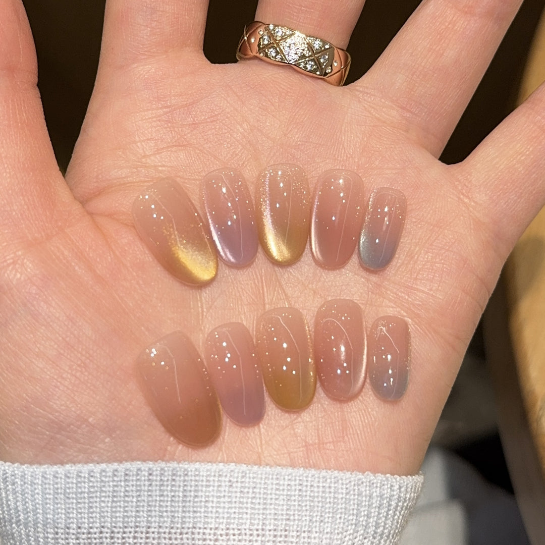 Acrylic Nail Set with Gradient Kalsten