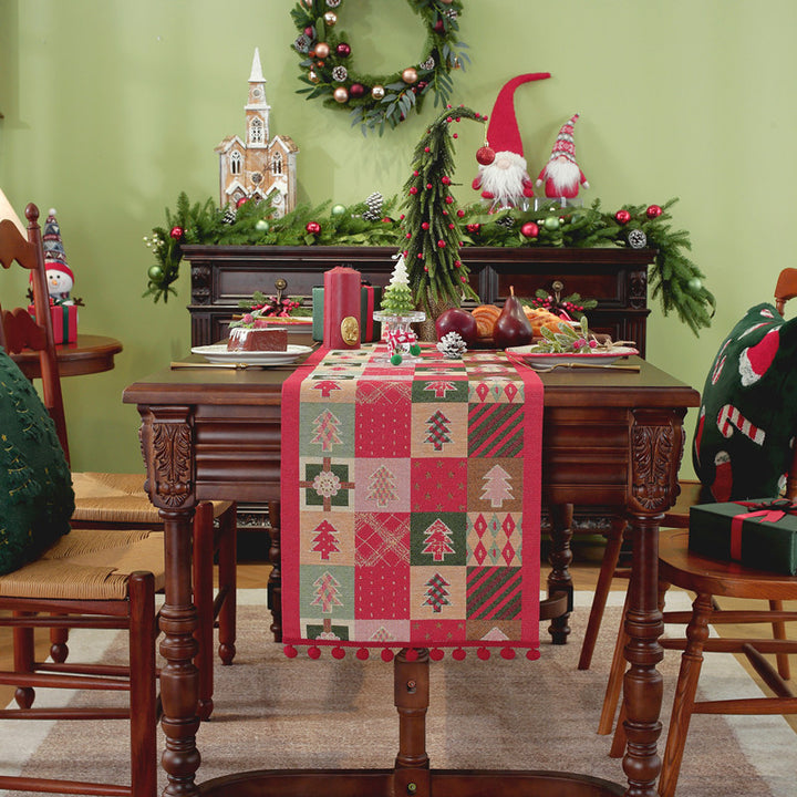 Festive Christmas Themed Table Runner