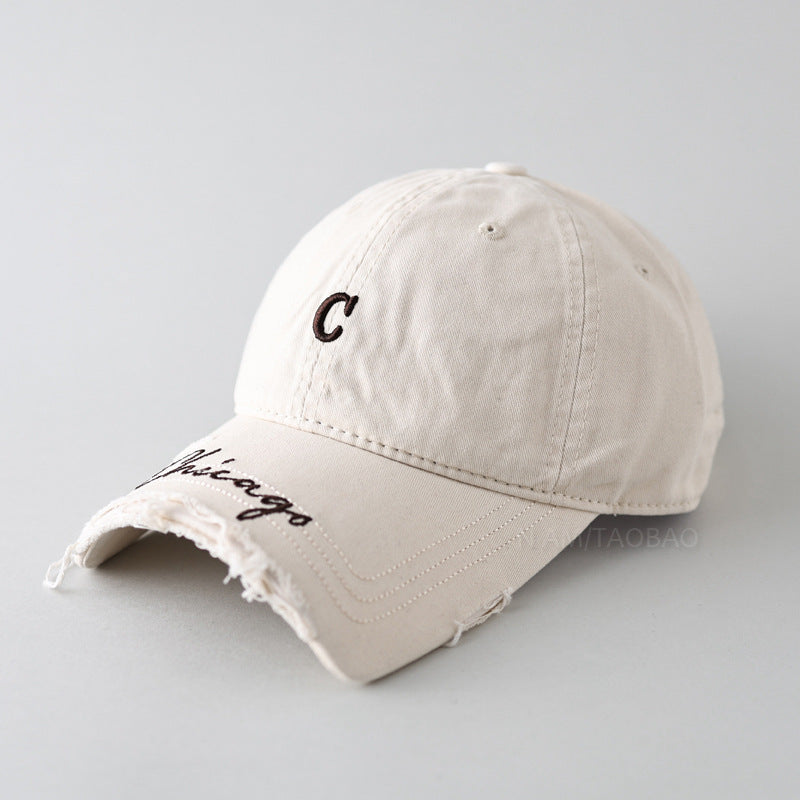 Men's Casual Distressed Baseball Cap Kalsten