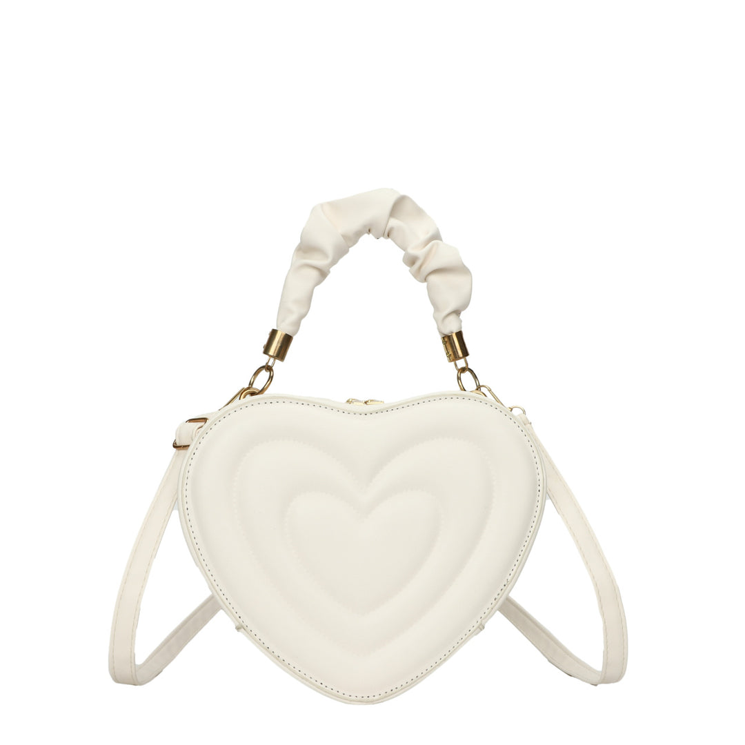 Heart-Shaped Handheld Crossbody Bag