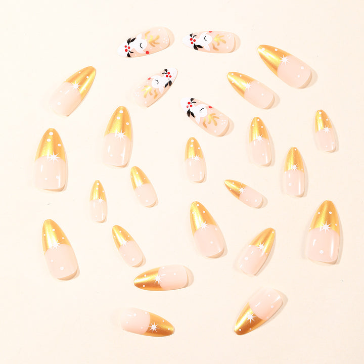 Decorative Glitter Stiletto Nail Art Extensions Kalsten