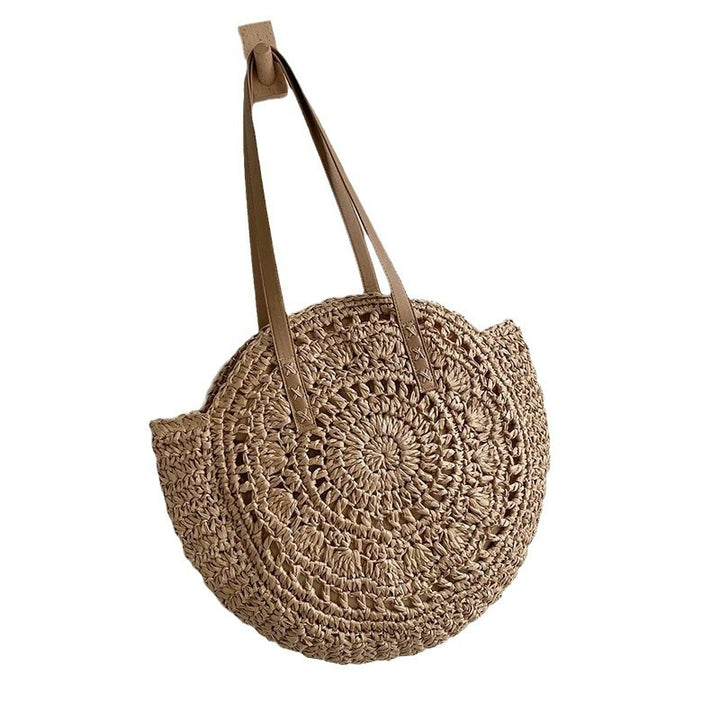 Handcrafted Round Wicker Bag Kalsten