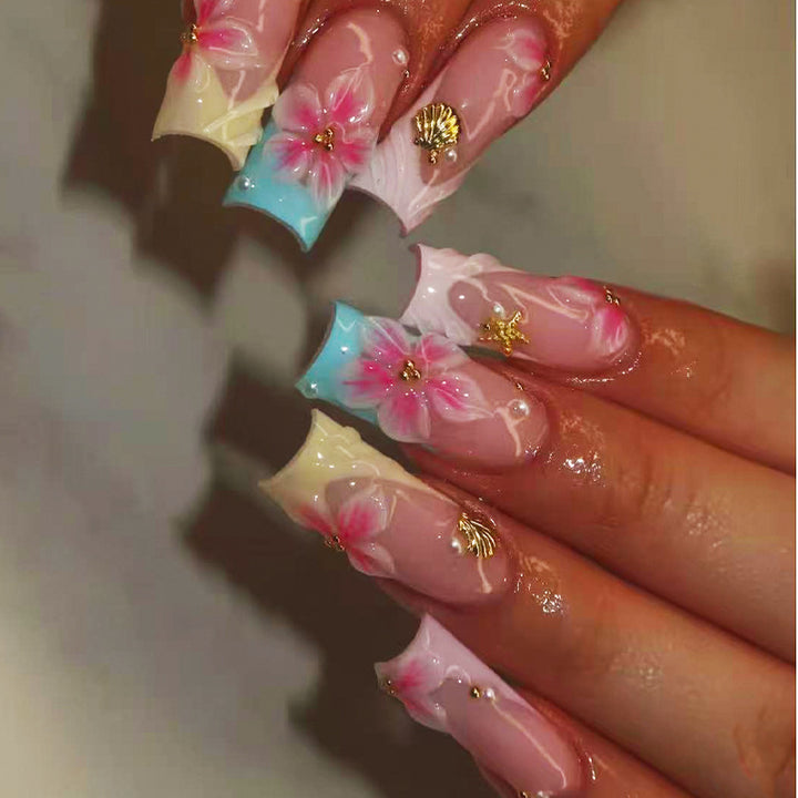 Floral Artisan Press-On Nail Set Kalsten