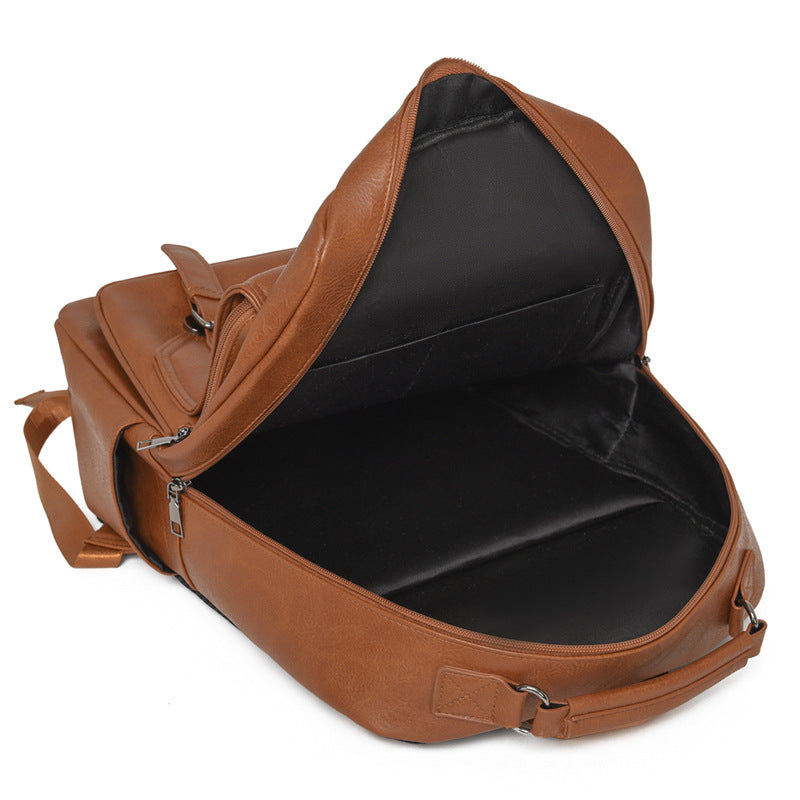 Stylish Leather Backpack Kalsten