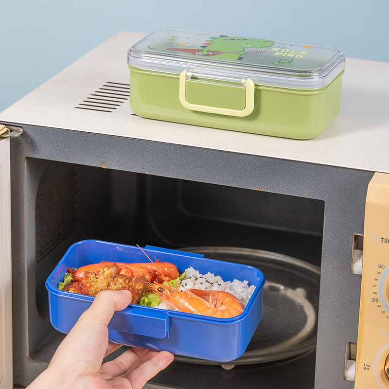 Cartoon-Themed Stainless Steel Lunch Box