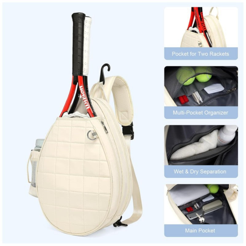 Sporty tennis backpack bag with innovative folding design Kalsten