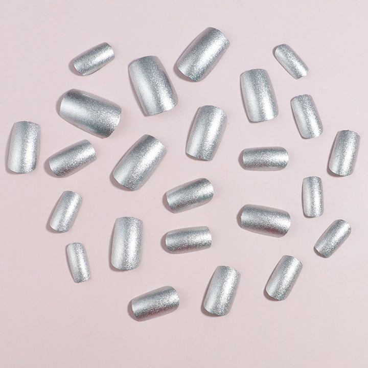 Shimmering Metallic Press-On Nail Set Kalsten