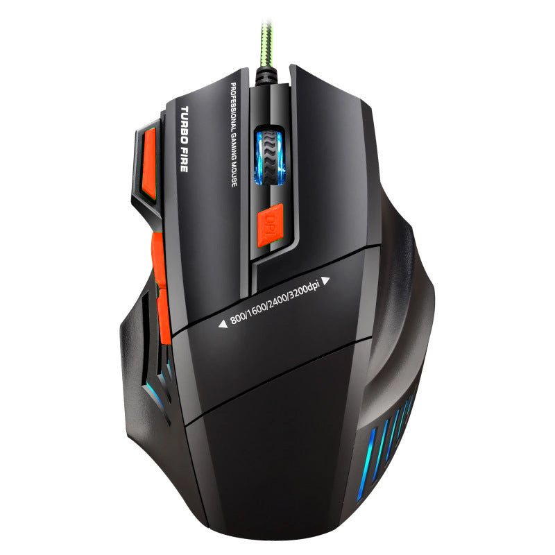 High-precision gaming mouse with adjustable DPI and RGB lighting Kalsten
