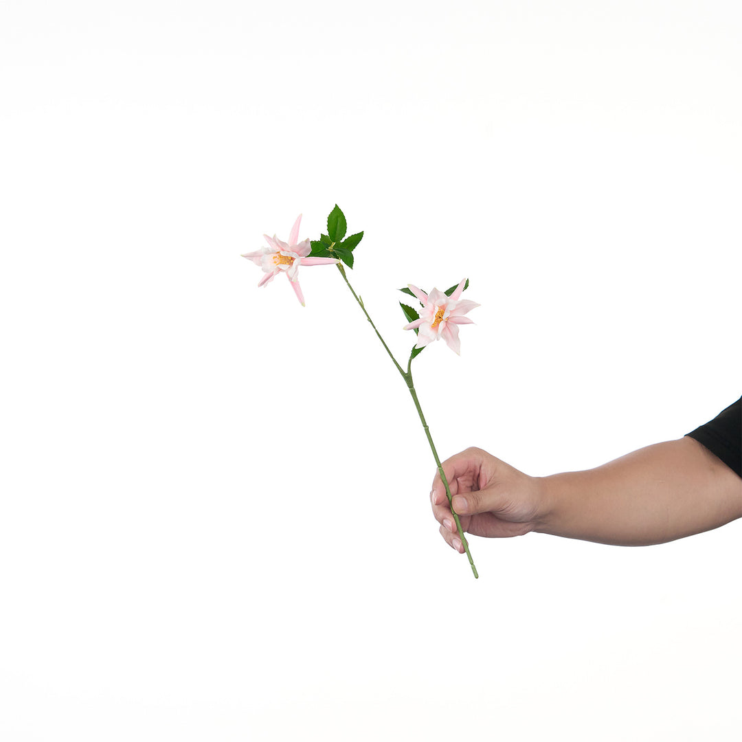 Lifelike Multi-Bloom Flower Stem